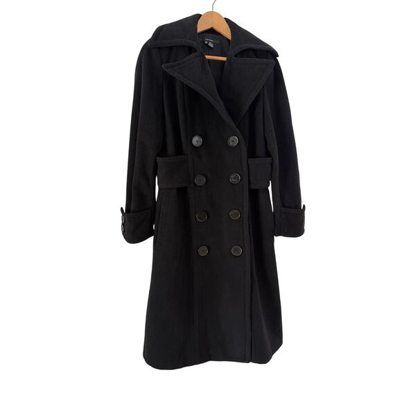 Zara black will blend coat trench coat excellent quality size XS - Picture 5 of 9